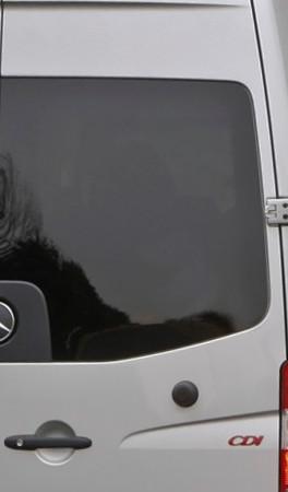 AMA Passenger Rear Cargo Door Solid Glass Window 2007-2018 Van Land