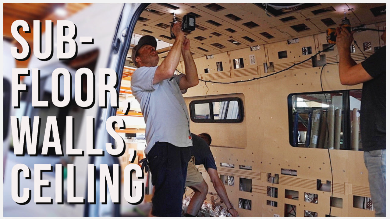 How to Install Floor, Walls, and Ceiling in Your Van | Ramble Van Build Series EP2