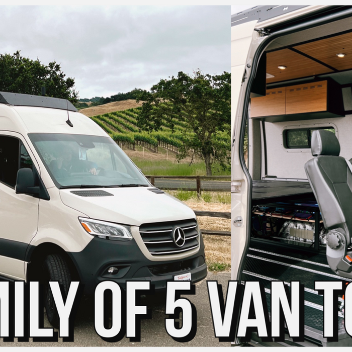 144 Sprinter Van Tour for a Family of FIVE | Adventure Wagon Build