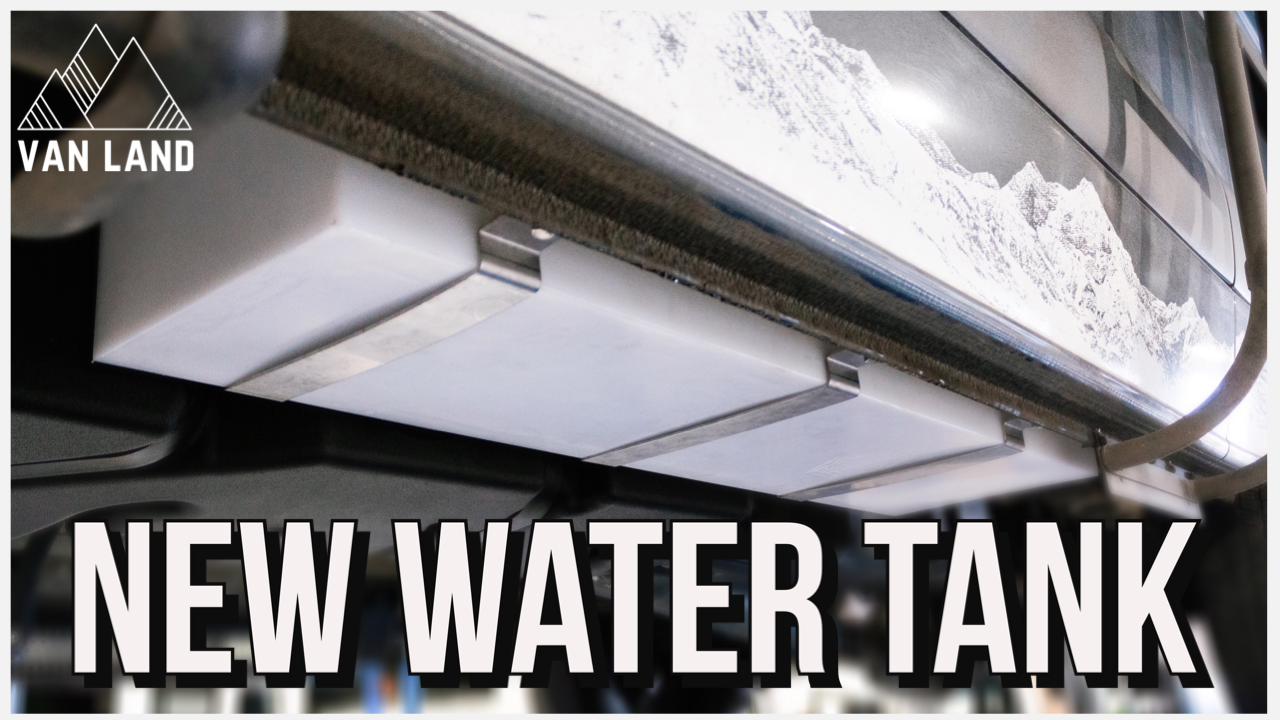 NEW 20 Gallon Water Tank | Water Storage for Sprinter Vans Van Land