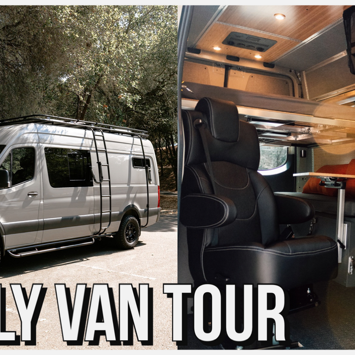 Family of Four 170” Sprinter Van Tour | Adventure Wagon Conversion Van Land