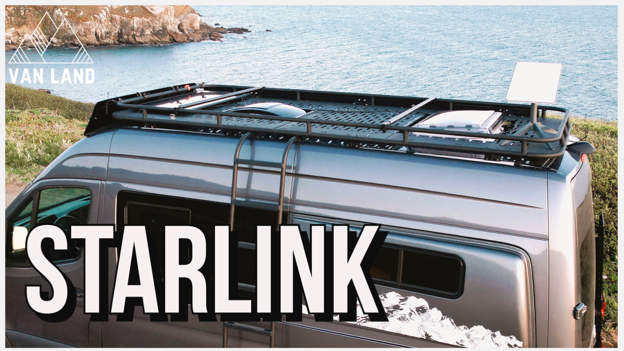 Starlink Unboxing and Setup on a Sprinter Van