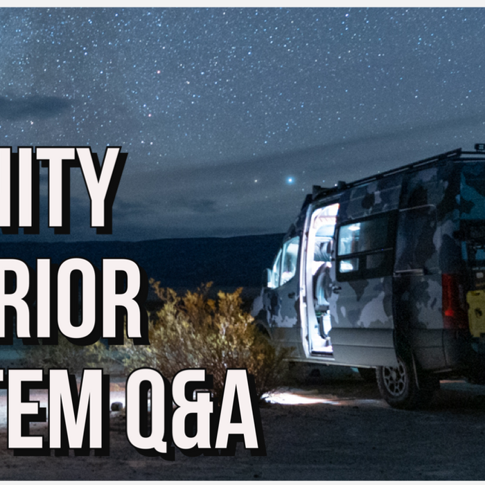 Q&A On The Absolute Fastest Way to Build Your Van | Infinity Interior System