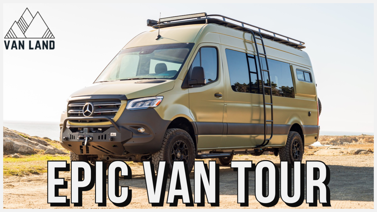 Luxury Sprinter Van Build | This Van Has EVERYTHING Van Land