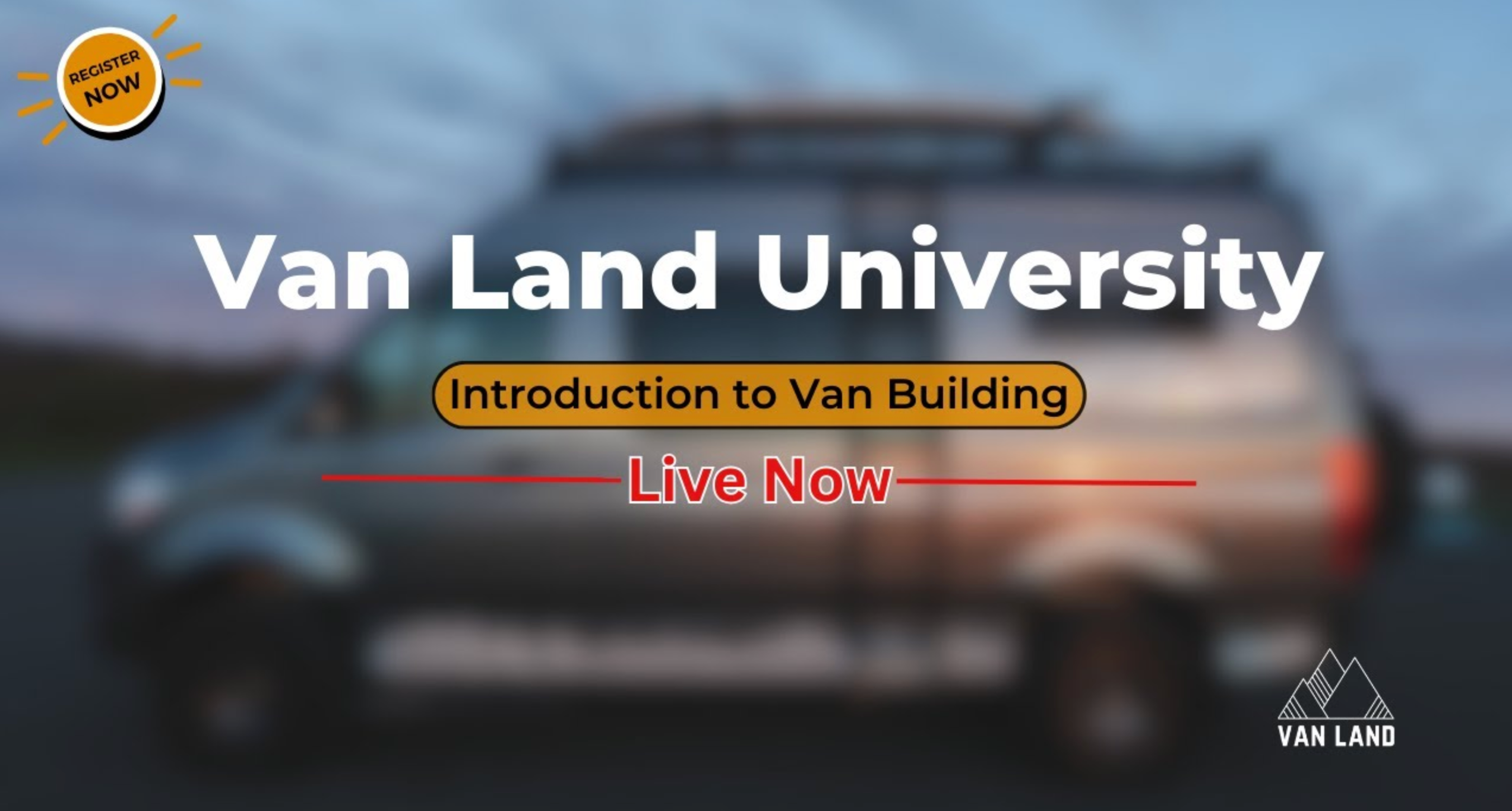 New to Van Building? We Have a Course for You! - Van Land