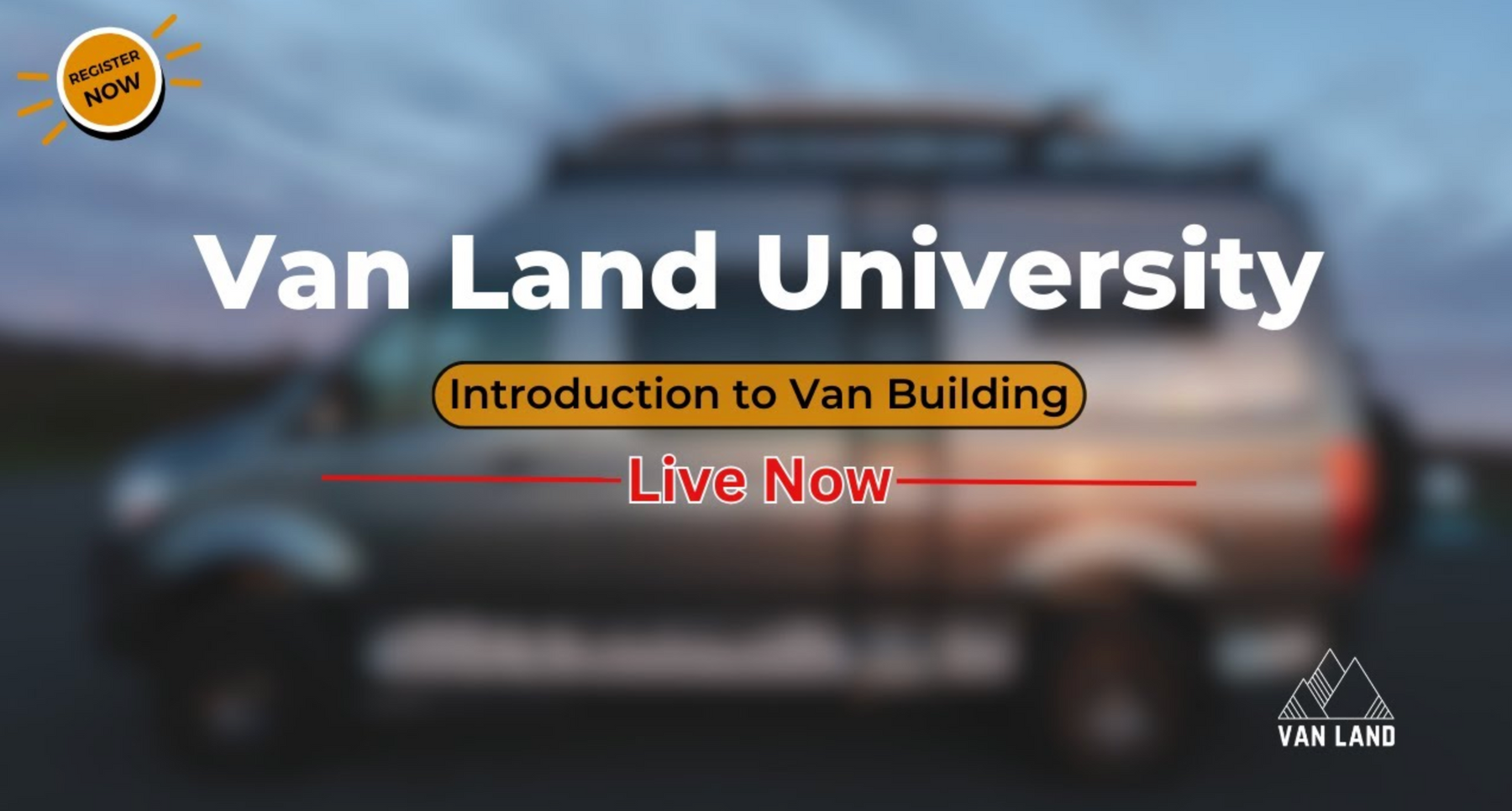 New to Van Building? We Have a Course for You!