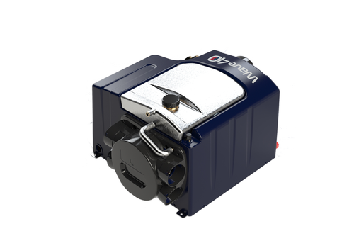 Aqua-Hot Wave40 heating and water heater system, angled view
