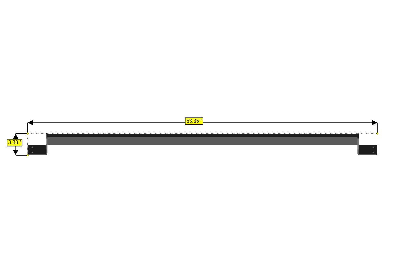 RB Components NEW Solar Panel Roof Bar - Sprinter High Roof