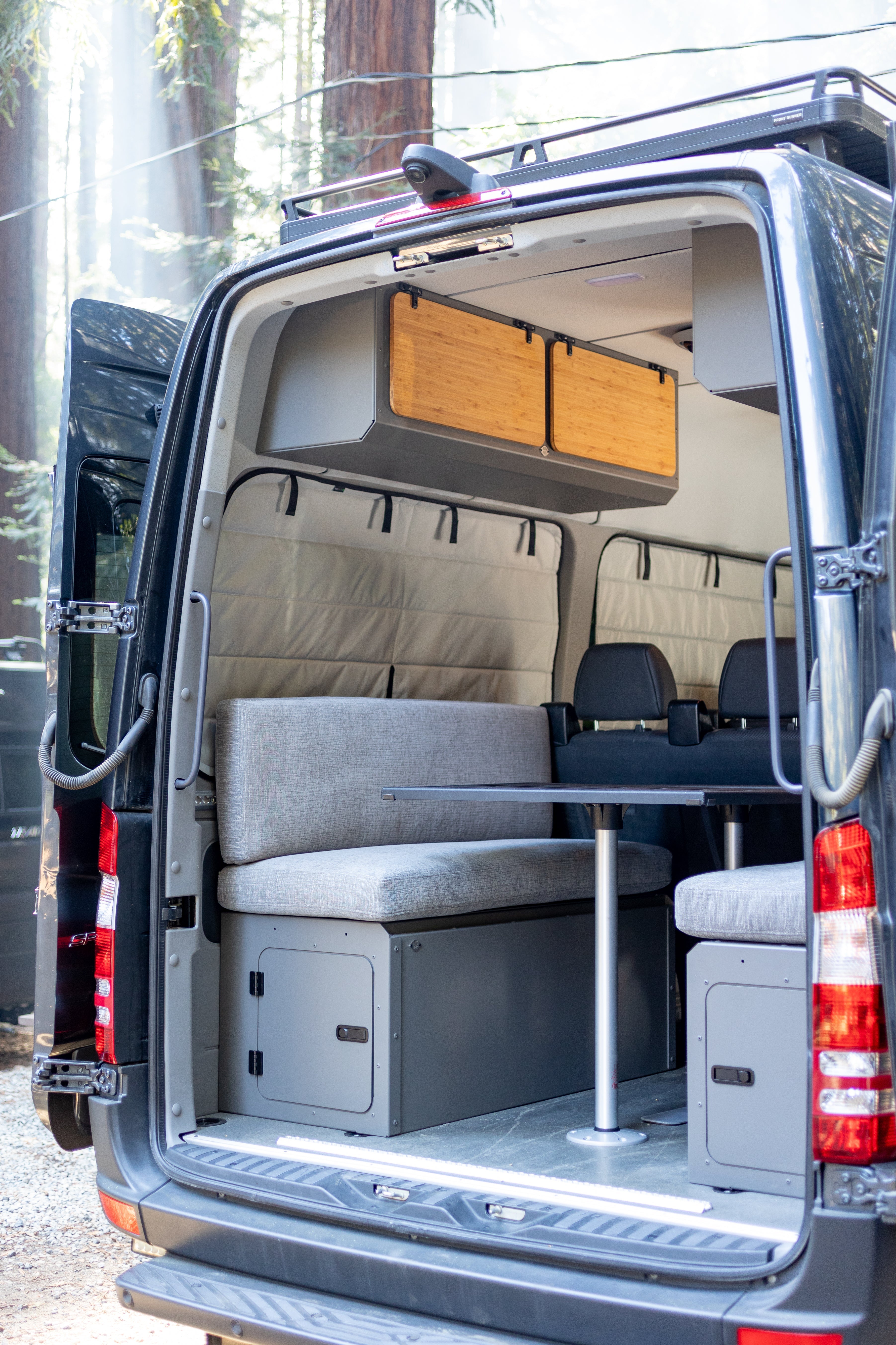 VanEssential Mercedes Sprinter Stealth Passenger Van Rear Qtr Window Covers