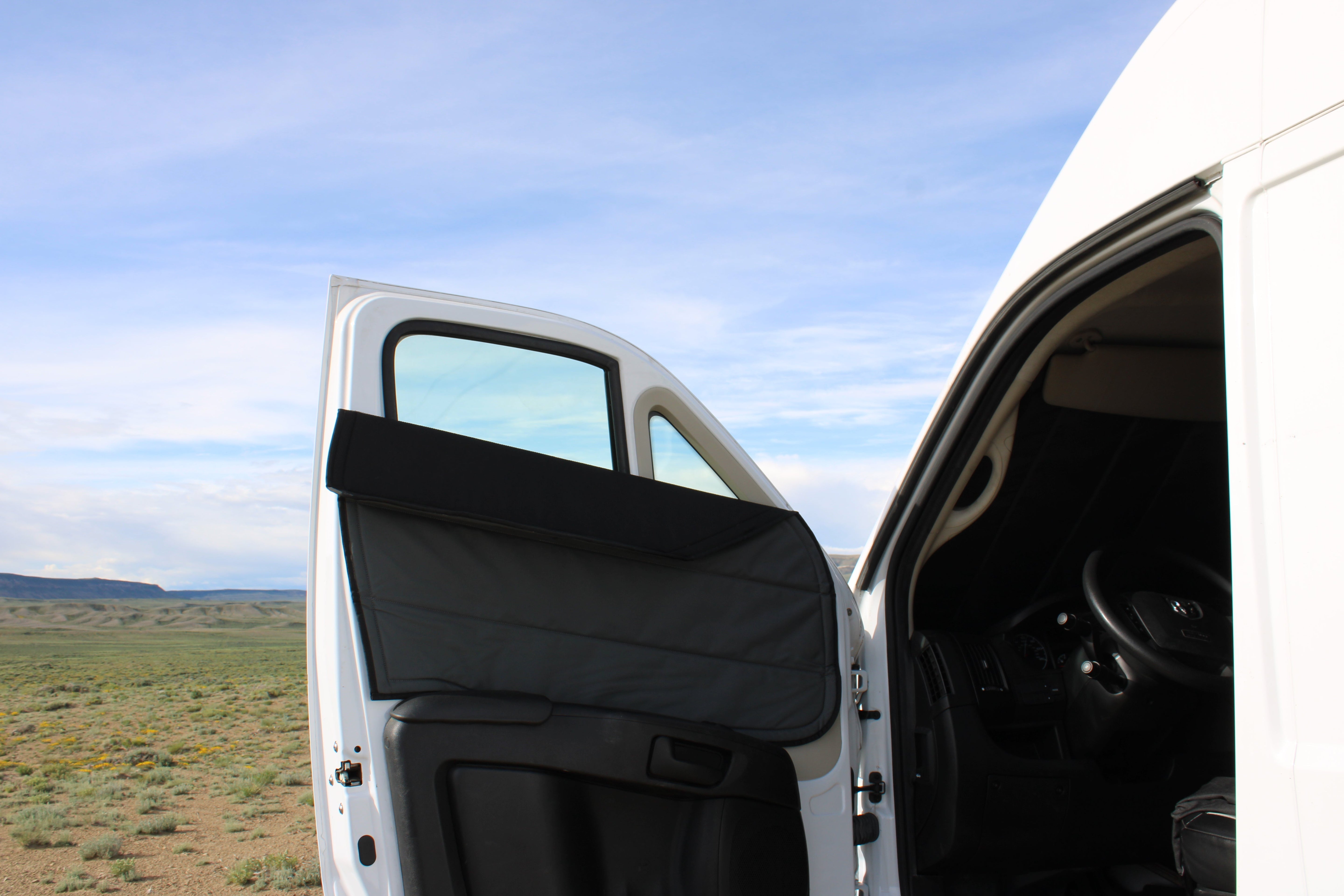VanEssential Ram Promaster Stealth Front Door Window Covers (Pair)