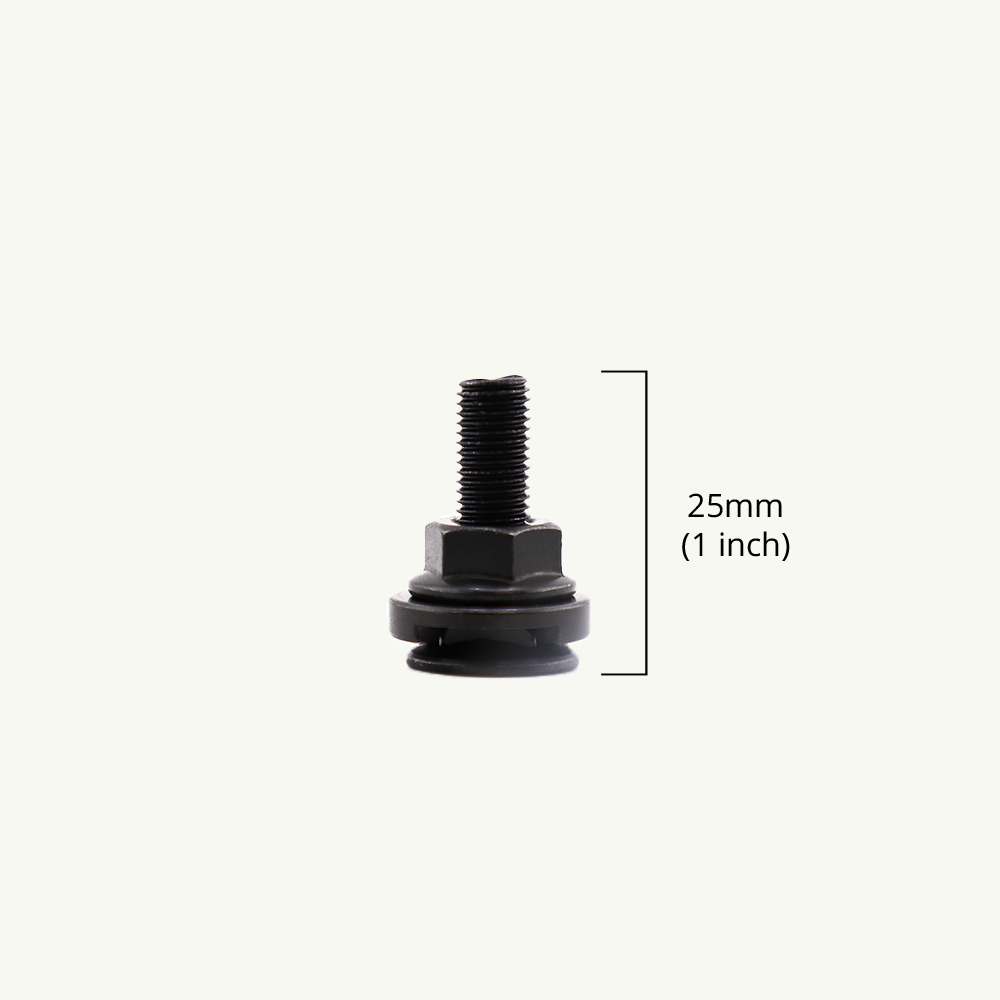 VanEssential Venture L-Track M8 Single Stud Bolts - 1 inch (25mm)