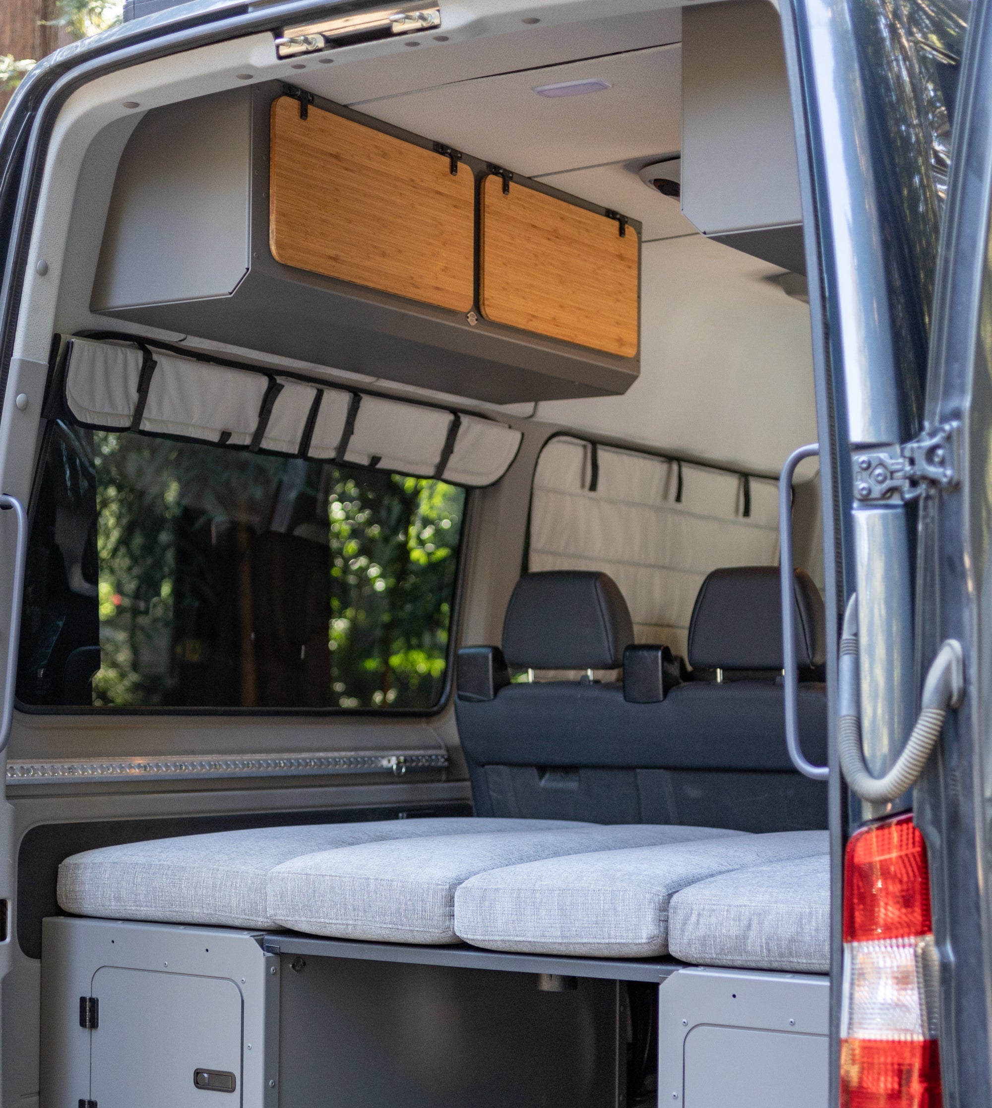 VanEssential Mercedes Sprinter Stealth Passenger Van Rear Qtr Window Covers