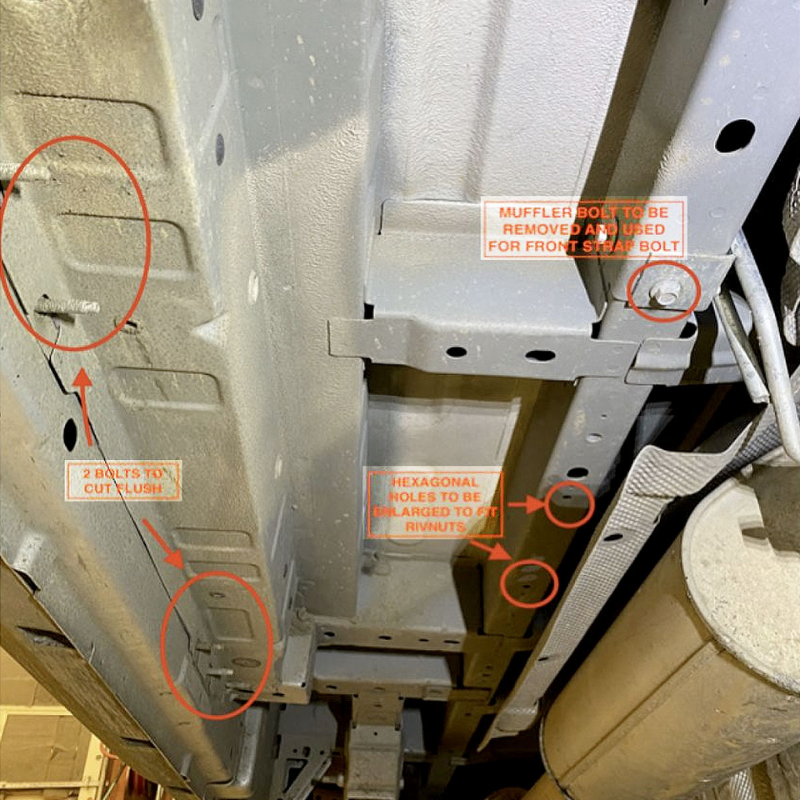 Northwest Conversions 16 Gallon Transit Undercarriage Water Tank