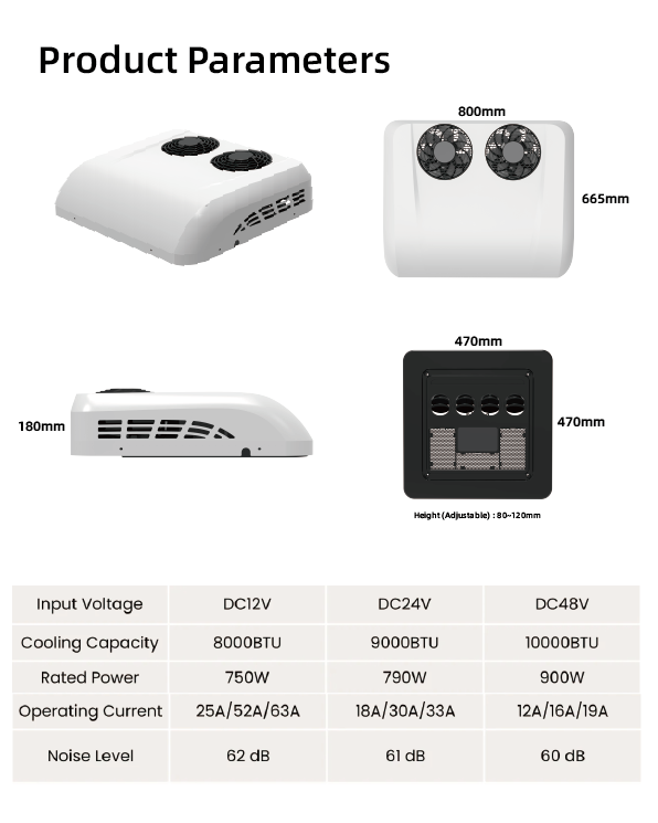 RoamAir R2 Air Conditioner and Heat Pump - 12V/48V