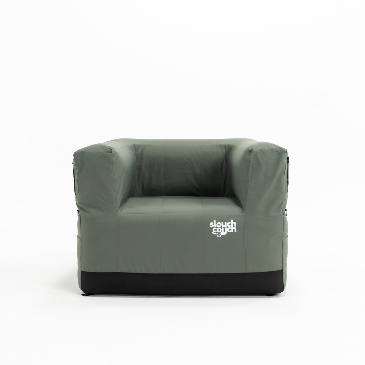 Slouch Couch Solo Inflatable Couch - Happy Camper Green