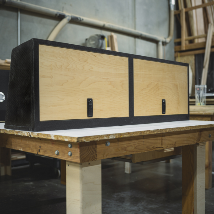 Serg Supply Transit Van Stealth Cabinet | Overhead Squared