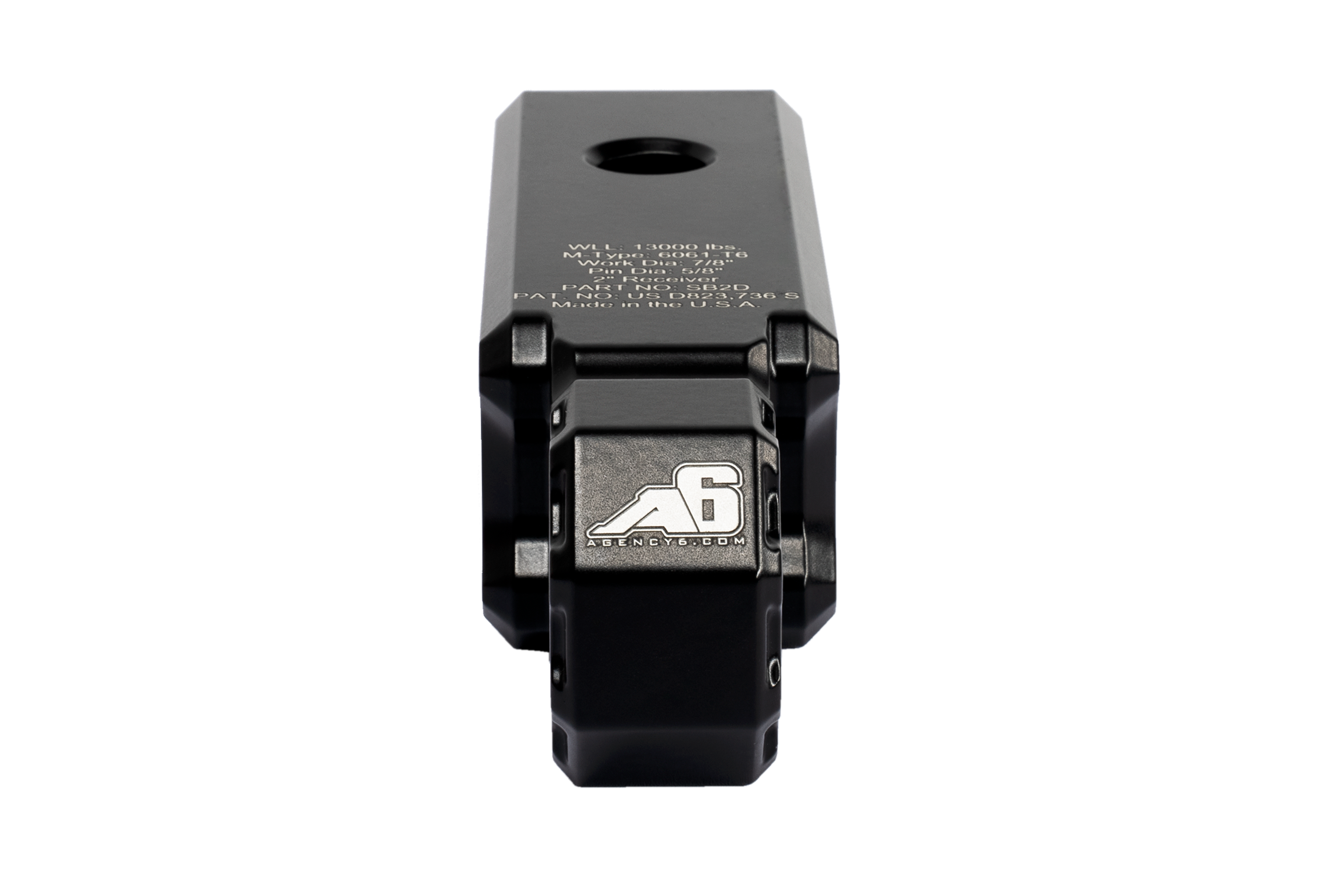 Shackle Block 2" Assembly - Black