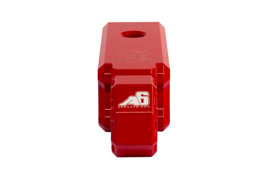 Shackle Block 2" Assembly - Red