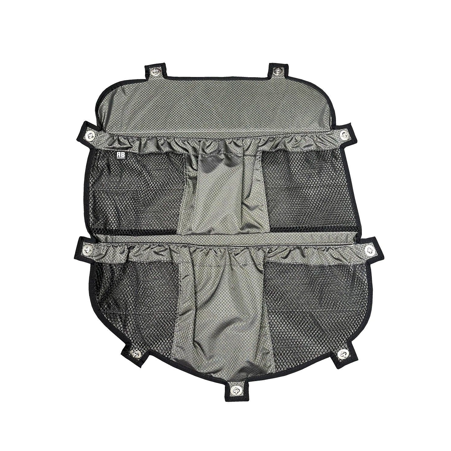 RB Components 2007-2018 Sprinter Van Fabric Rear Door Window Multi Compartment Stuff Bag
