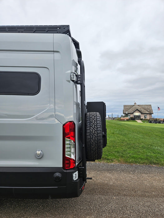Rover Vans Tire Carrier & Ladder Combo for Ford Transit