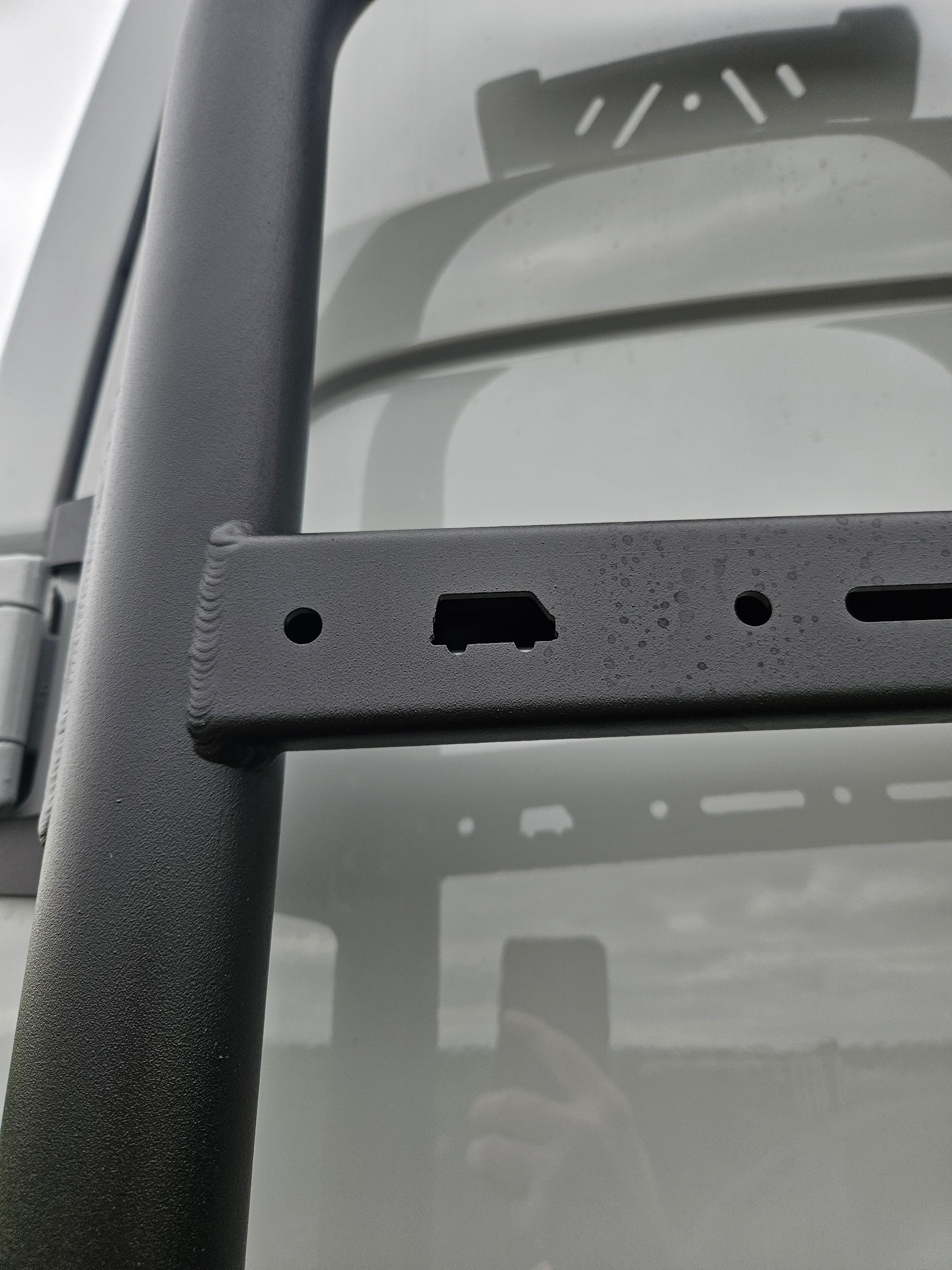 Rover Vans Tire Carrier & Ladder Combo for Ford Transit