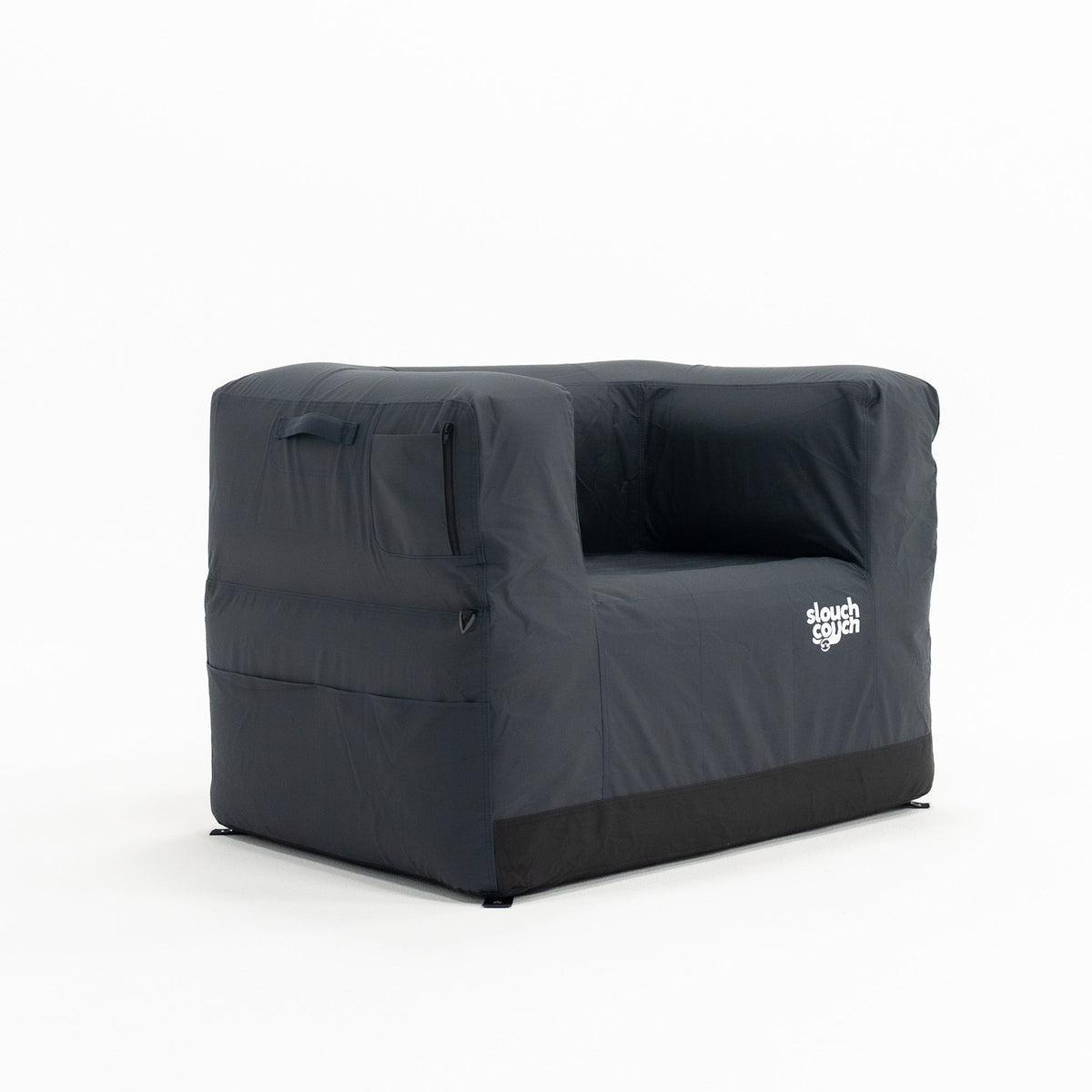 Slouch Couch Solo Inflatable Couch - Chill Charcoal