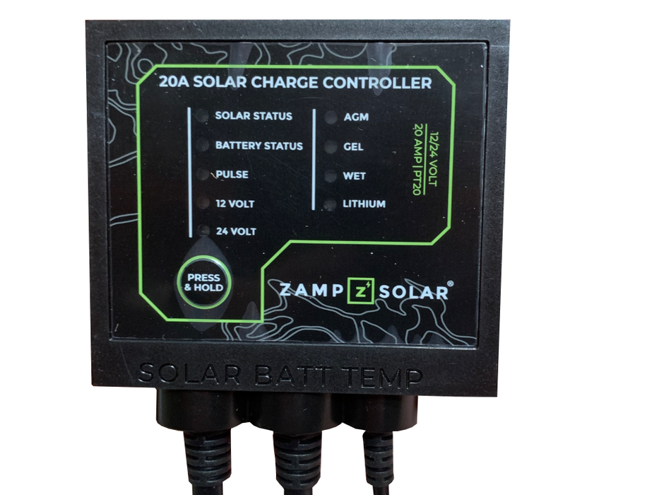 20 Amp Solar Charge Controller Integrated PulseTech (PT20)