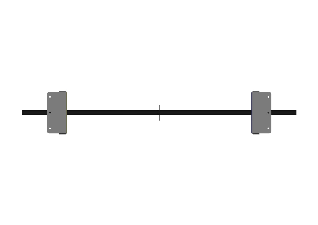 RB Components 2007+, Roof Bar 64" Wide - 12" Lift - High Roof - AC/Vent Cover Restrictions