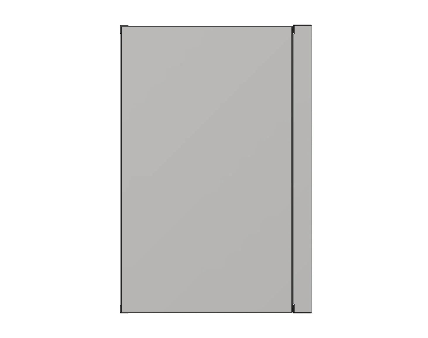RB Components 24in Galley - Norcold Fridge Base Cabinet