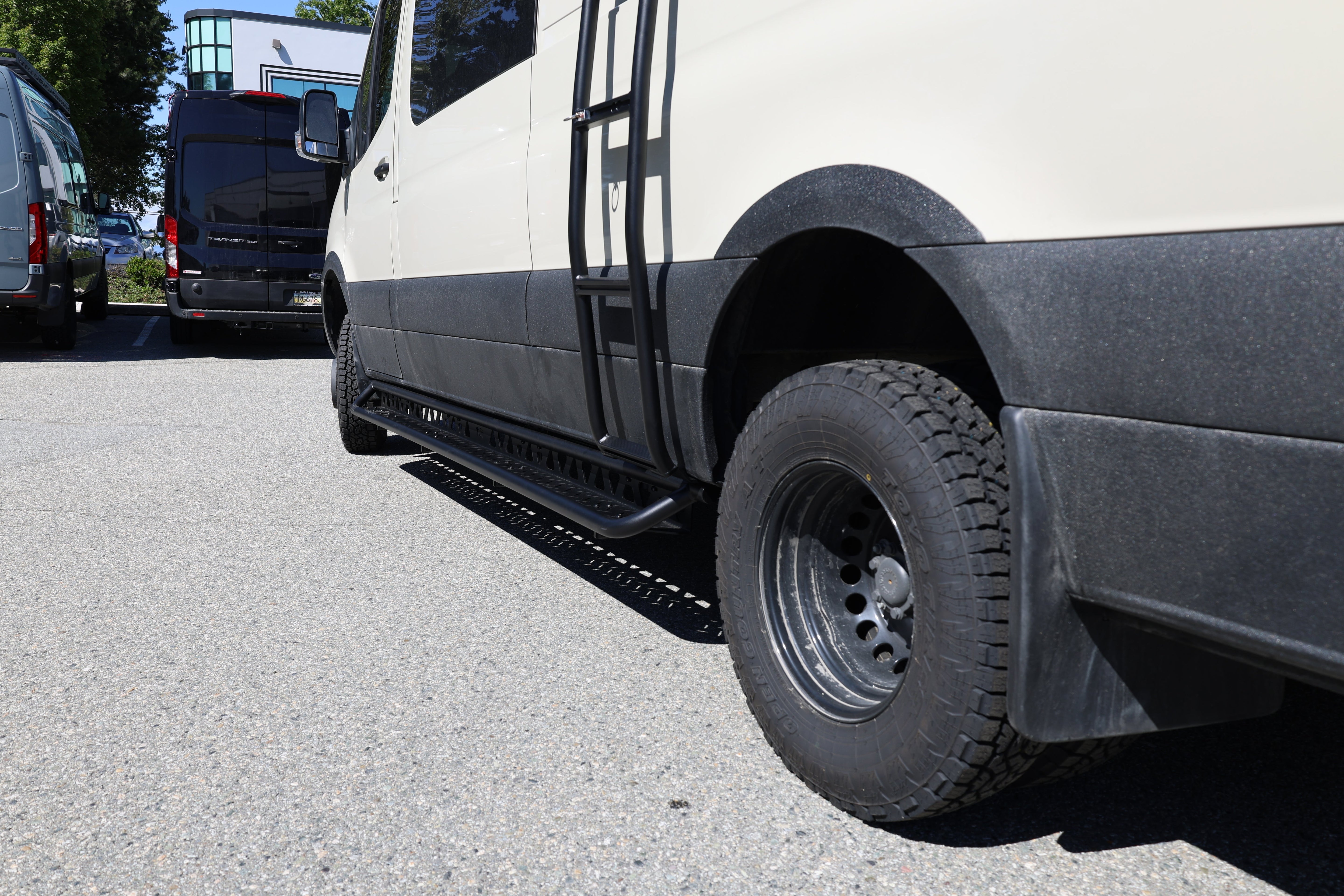 Tec Vanlife Full Length Drop Down Running Boards for Sprinters