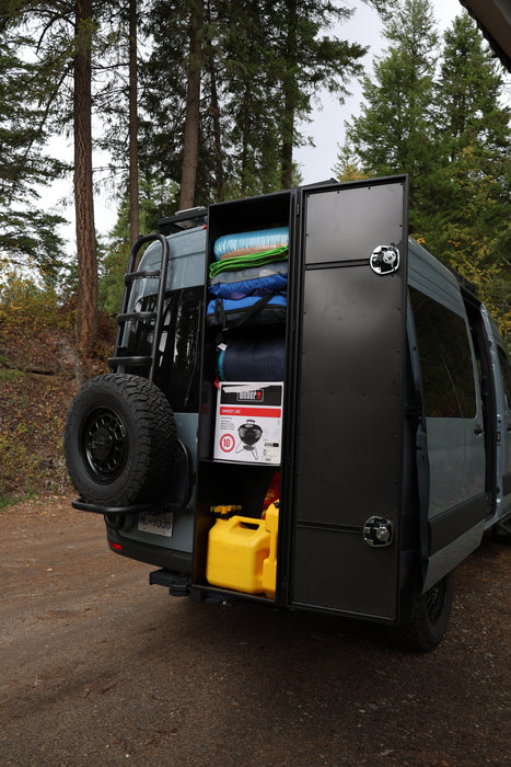 Sprinter two-in-one tire ladder carrier