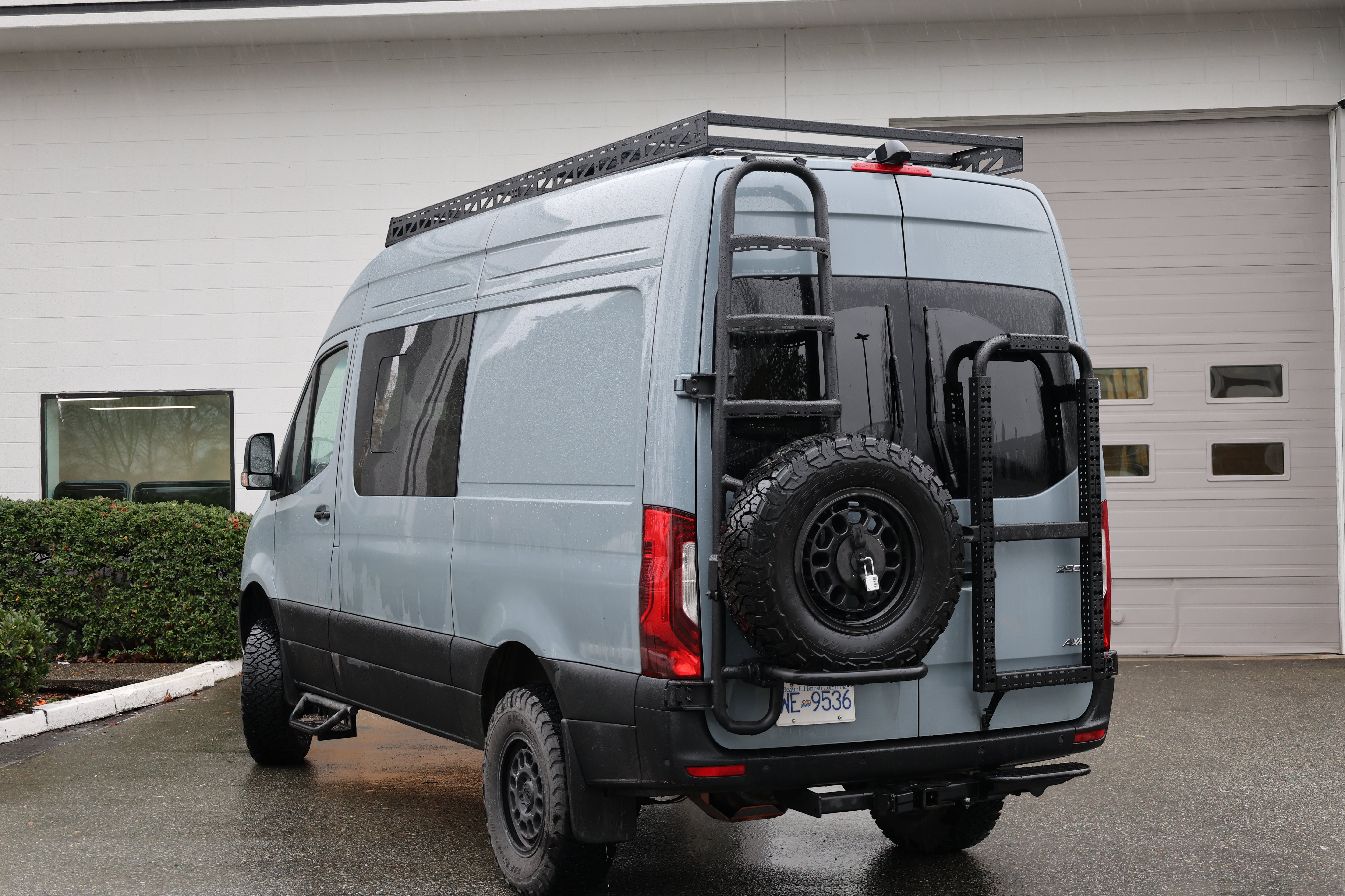 Tec Vanlife 2019+ Mercedes Sprinter Rear Door Aluminum Gear Rack - No Drill