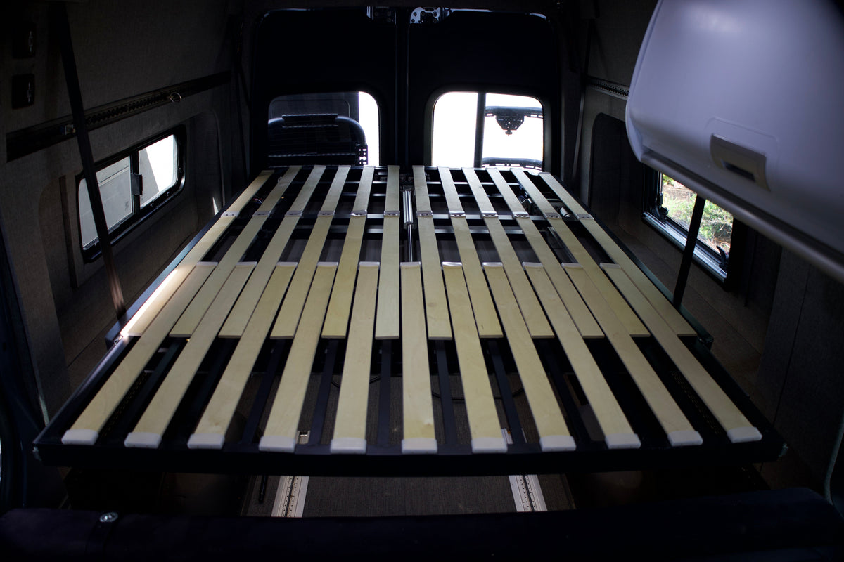 Tec Vanlife / RoamlabX Camper Van Expandable Elevator Bed