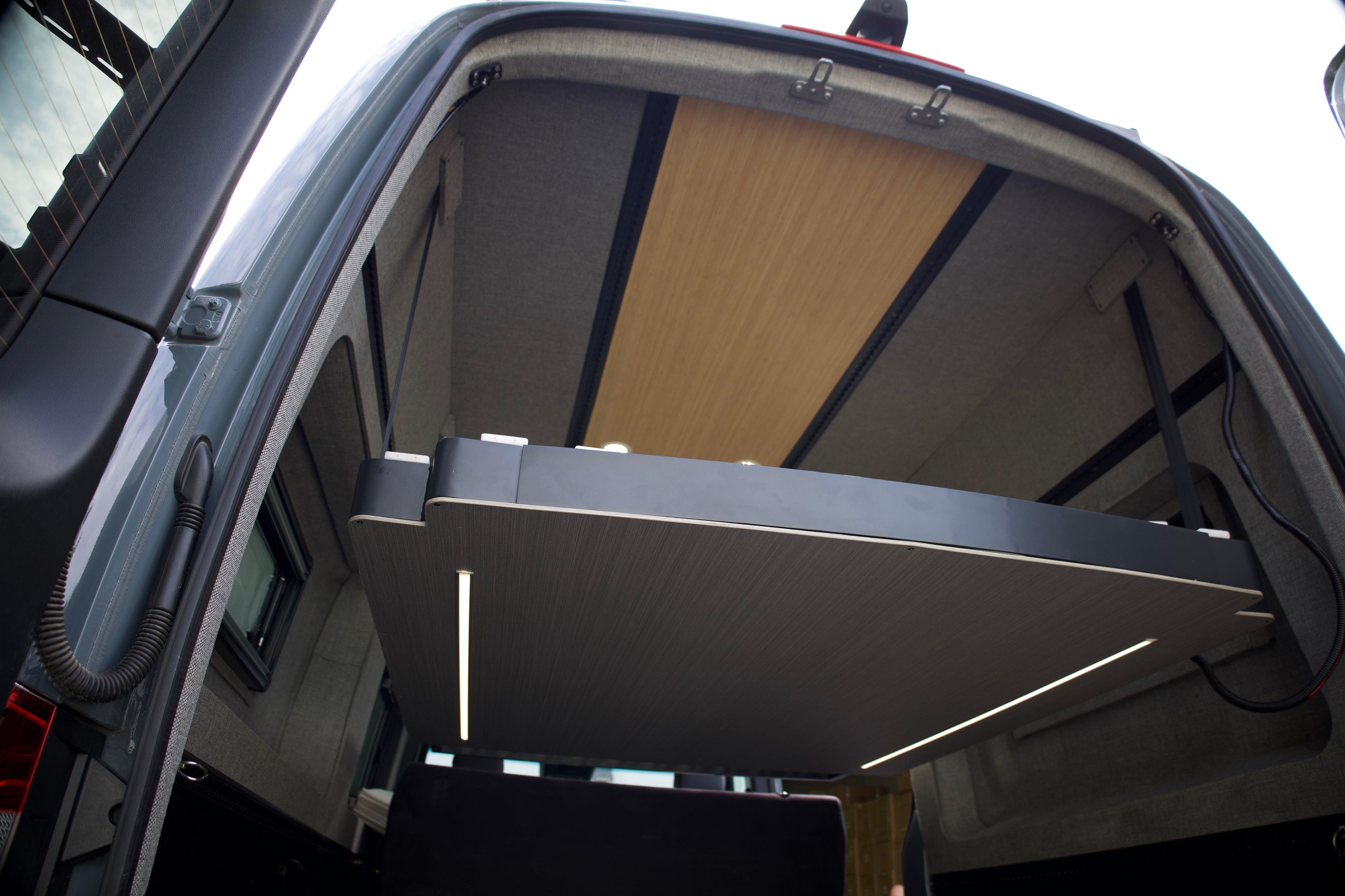Tec Vanlife / RoamlabX Camper Van Expandable Elevator Bed
