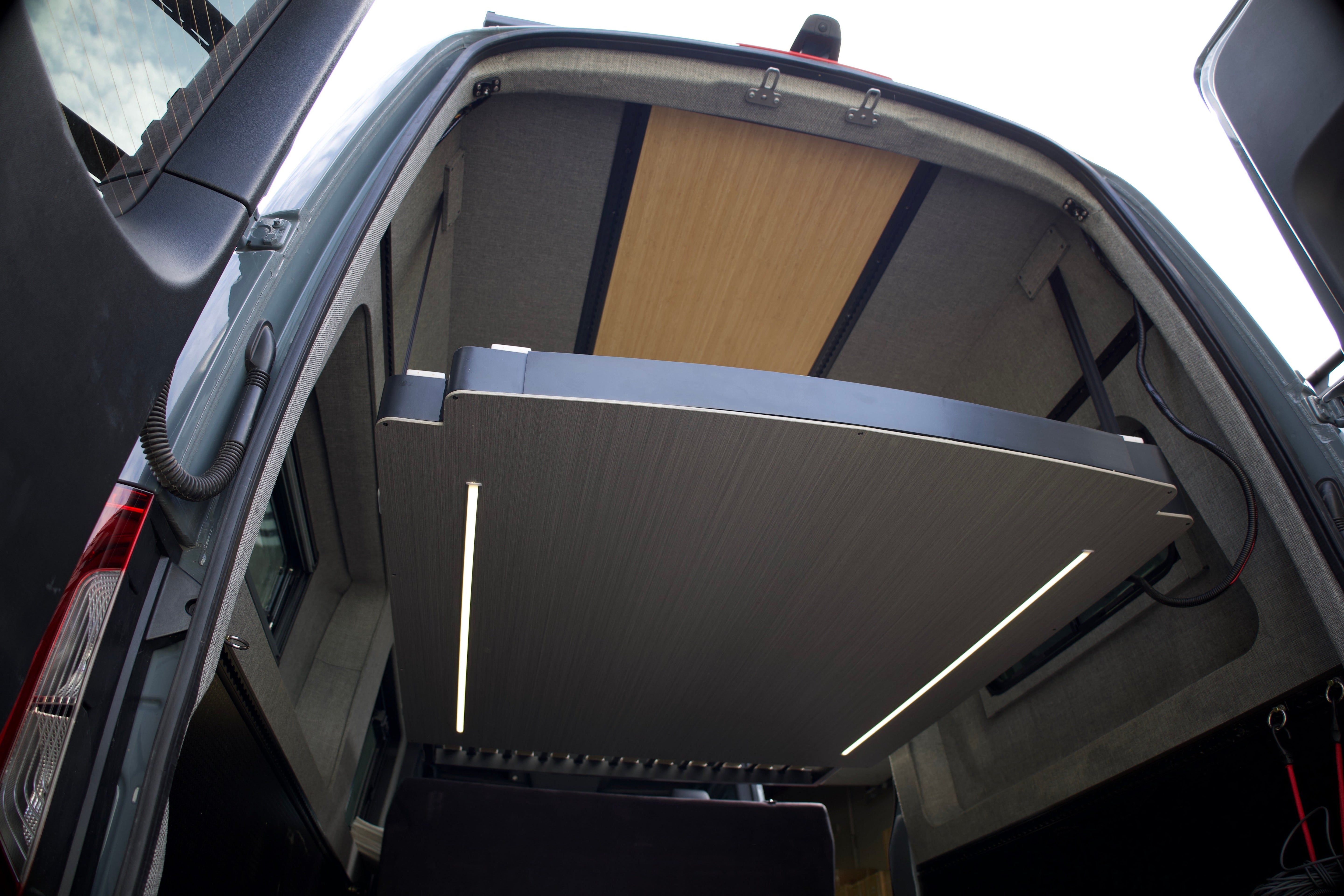 Tec Vanlife / RoamlabX Camper Van Expandable Elevator Bed