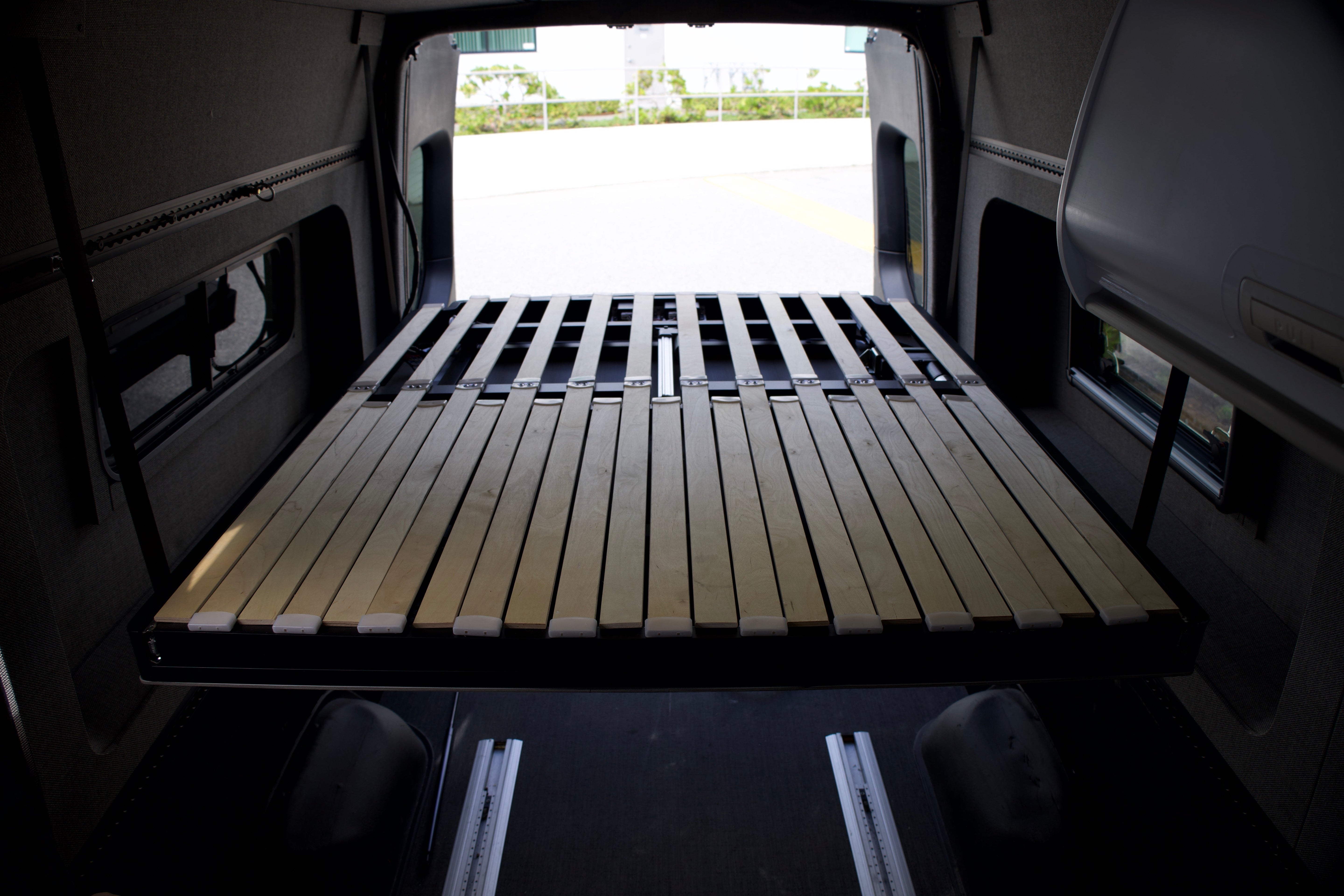 Tec Vanlife / RoamlabX Camper Van Expandable Elevator Bed