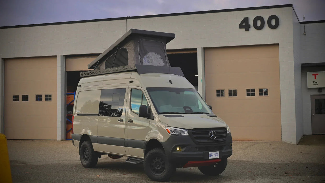 RoamlabX Carbon Fiber Roof Top Tent - 2007+ Mercedes Sprinter 144"