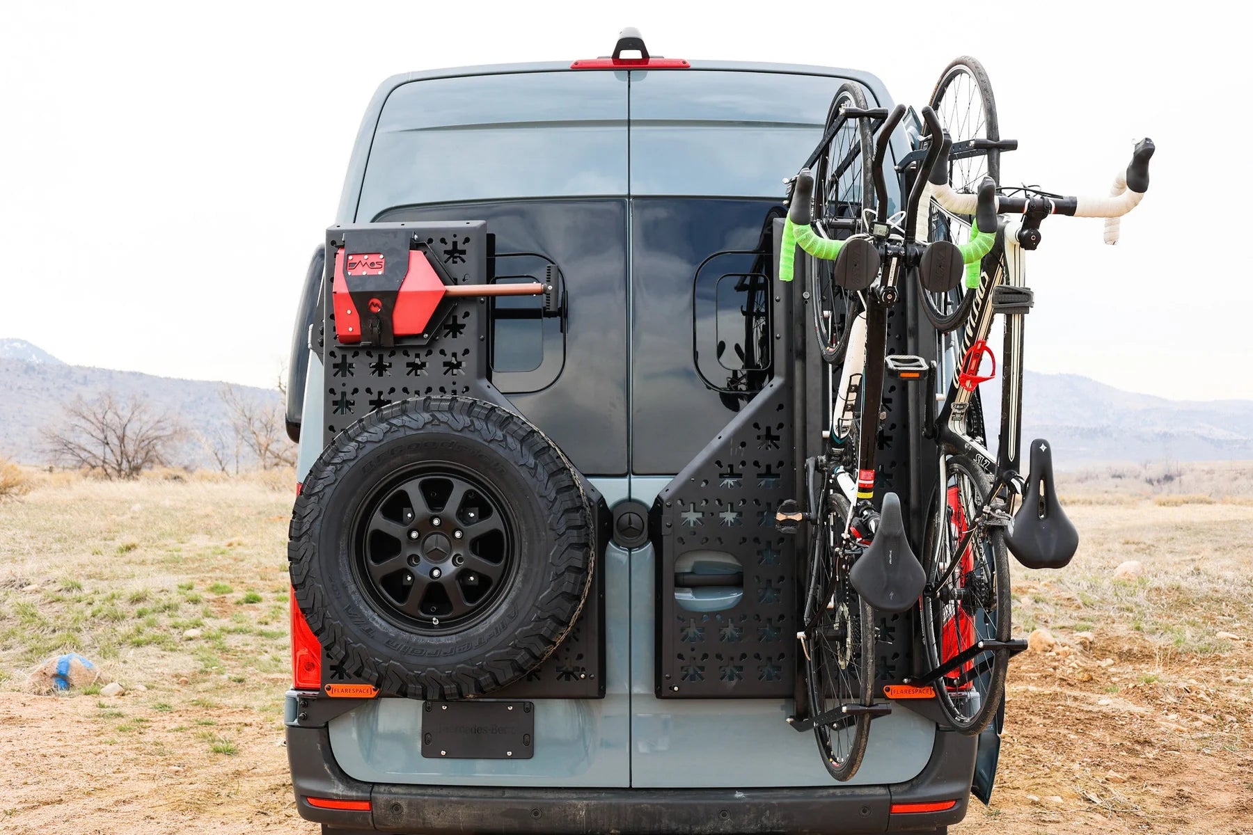 Bike Rack For Van Flarespace Bike Rack Mounting Kit for Nvader Rack - Van Land