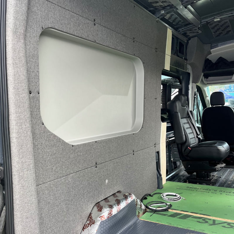 GoCode Ford Transit Innie Sleeper: Driver-Side