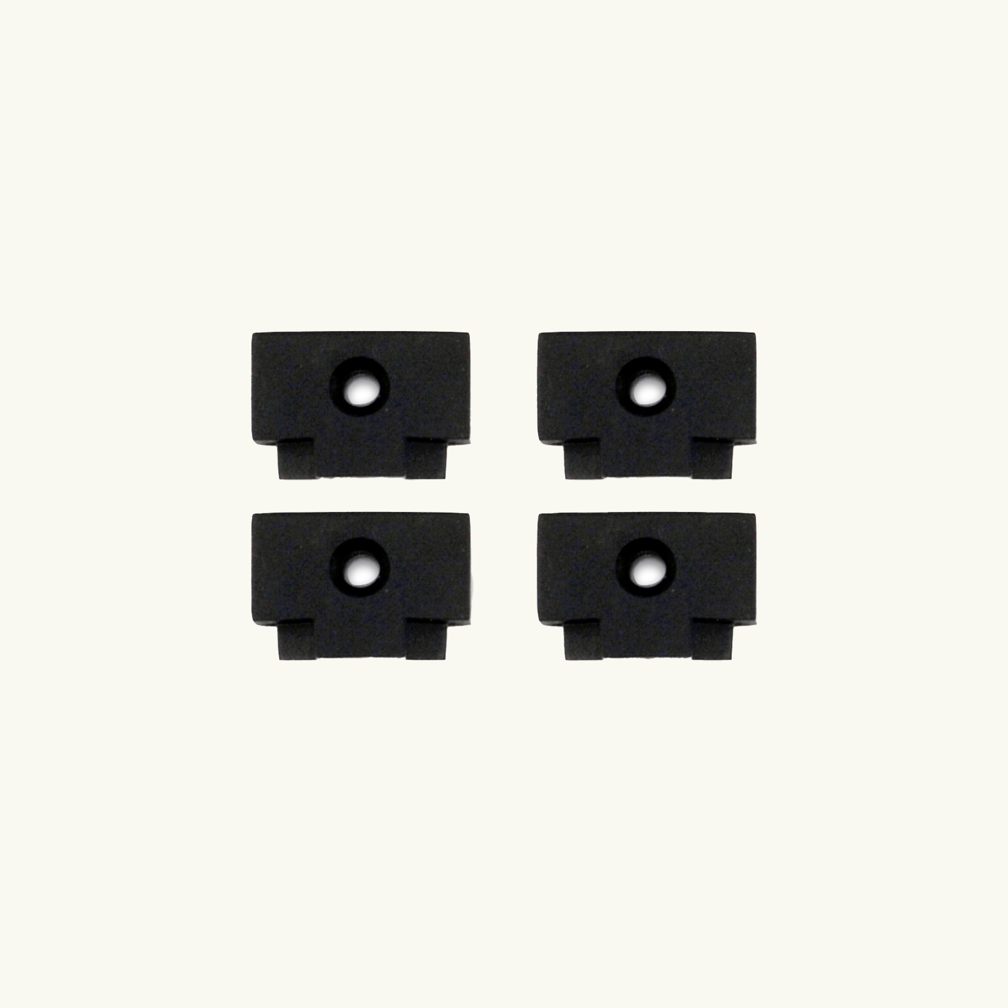 VanEssential Venture L-Track Rectangle End Caps (4 Pack)