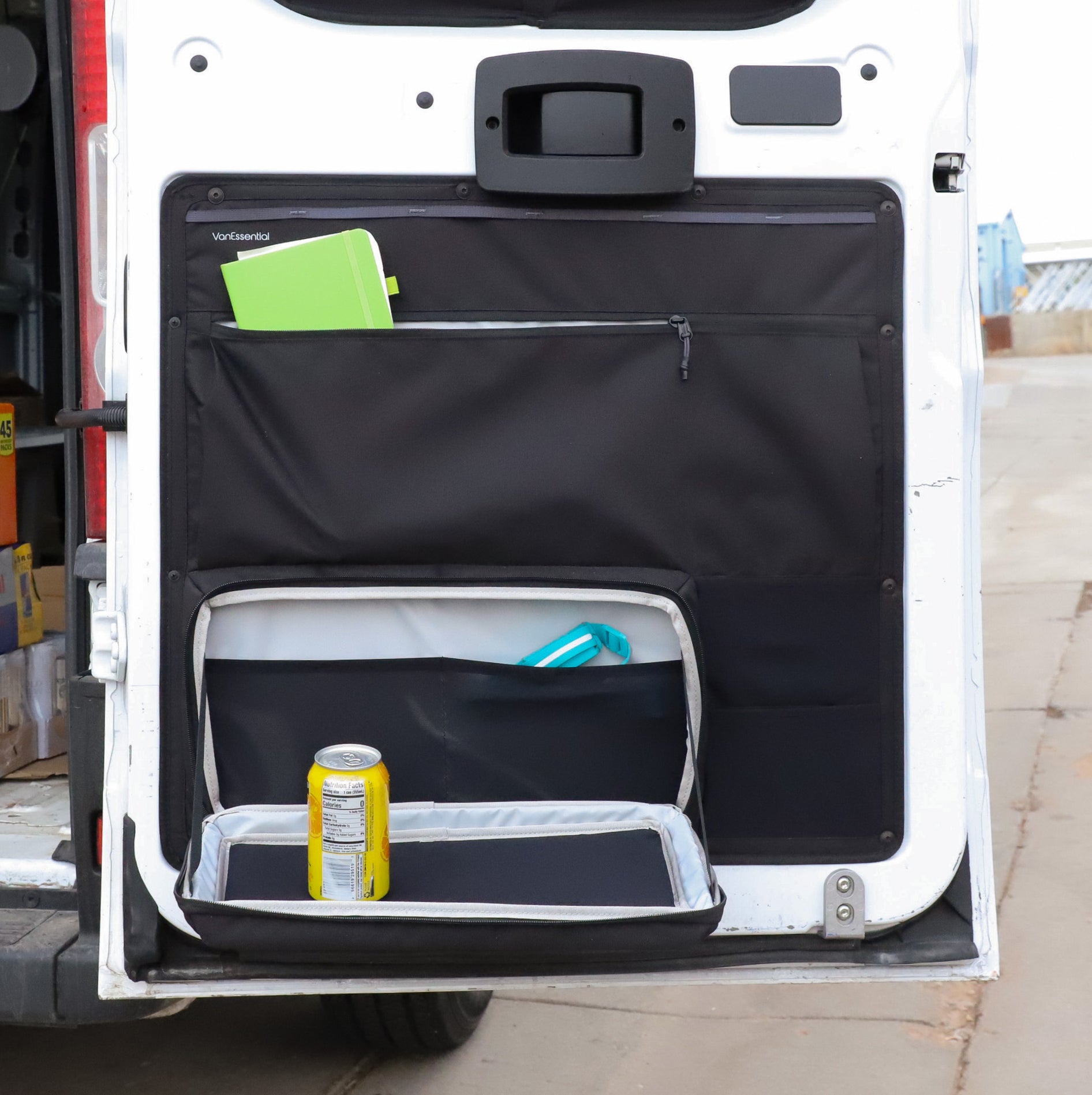 VanEssential Ram Promaster Lower Rear Door Storage Panels (Rear)