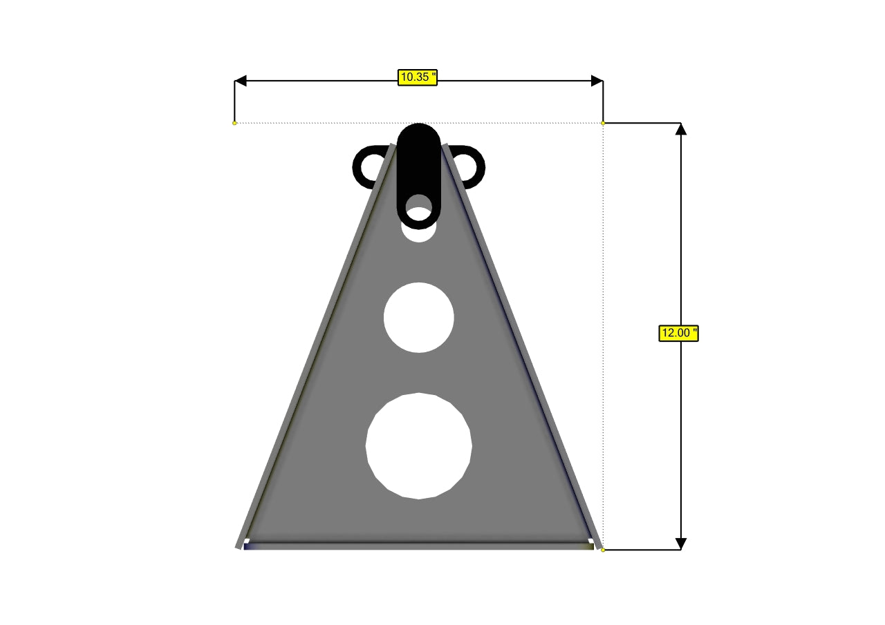 RB Components 2007+, Roof Bar 64" Wide - 12" Lift - High Roof - AC/Vent Cover Restrictions