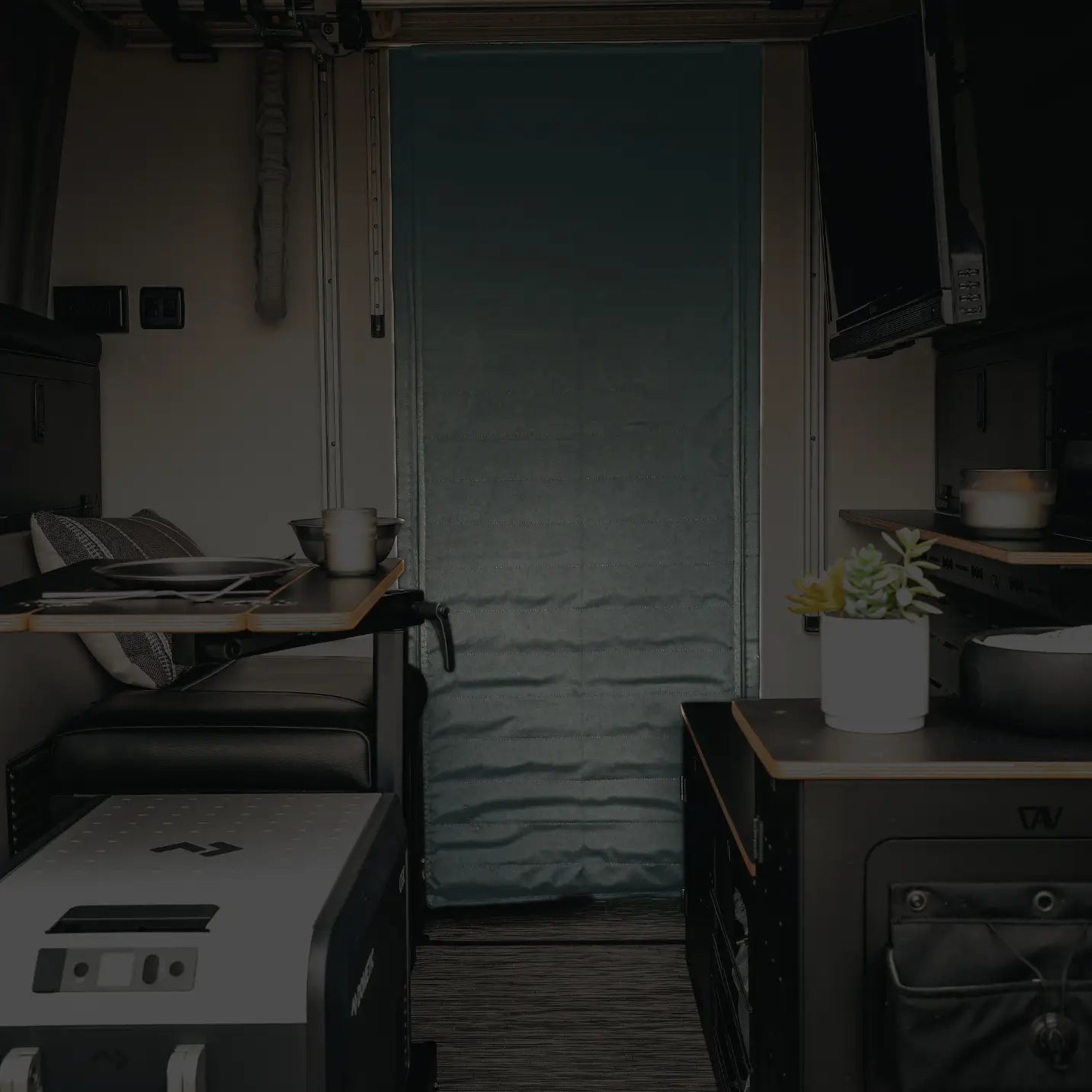 Canyon Adventure Vans CLIMA-SHADE Insulated Privacy Panel for Winnebago Revel '21-'25, Tiffin '23, Tiffin '25