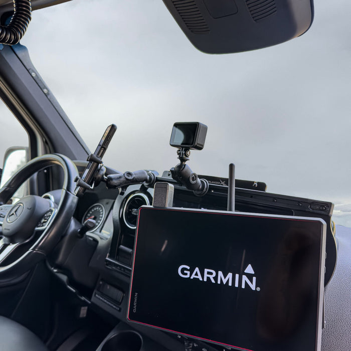 Terra X NAVIDOK Overlander X - No Drill - Dash Mount for Mercedes Sprinter