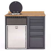 RB Components 42in Galley - Isotherm 85 Fridge Base Cabinet - Drawer System