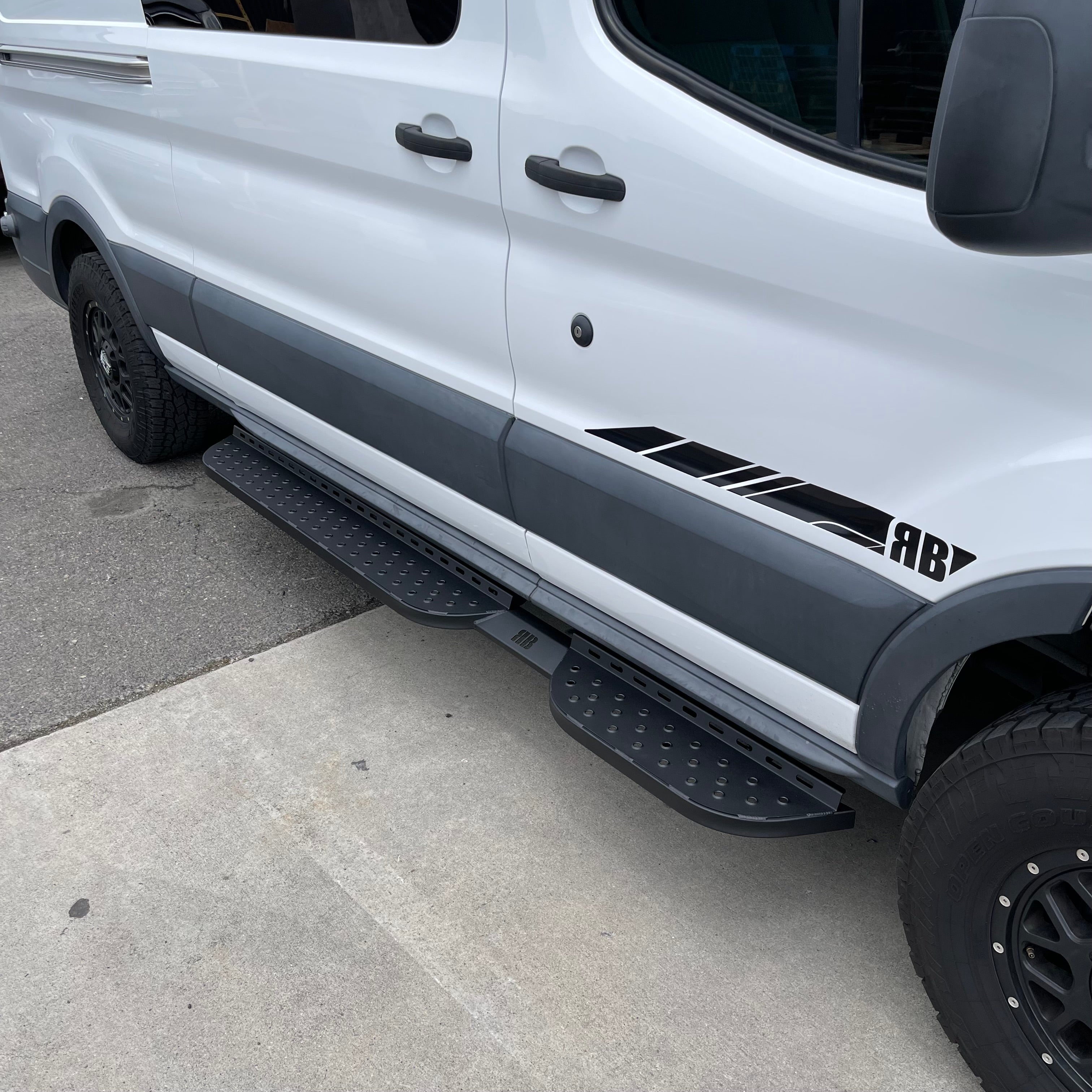 RB Components Transit Van Side Steps DSS,PSL
