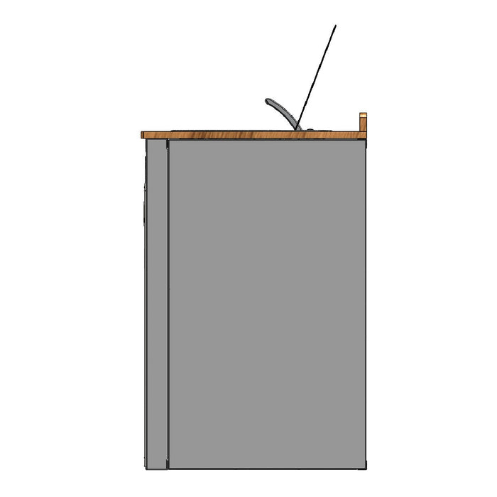 RB Components 48in Galley - Isotherm 130 Fridge Base Cabinet