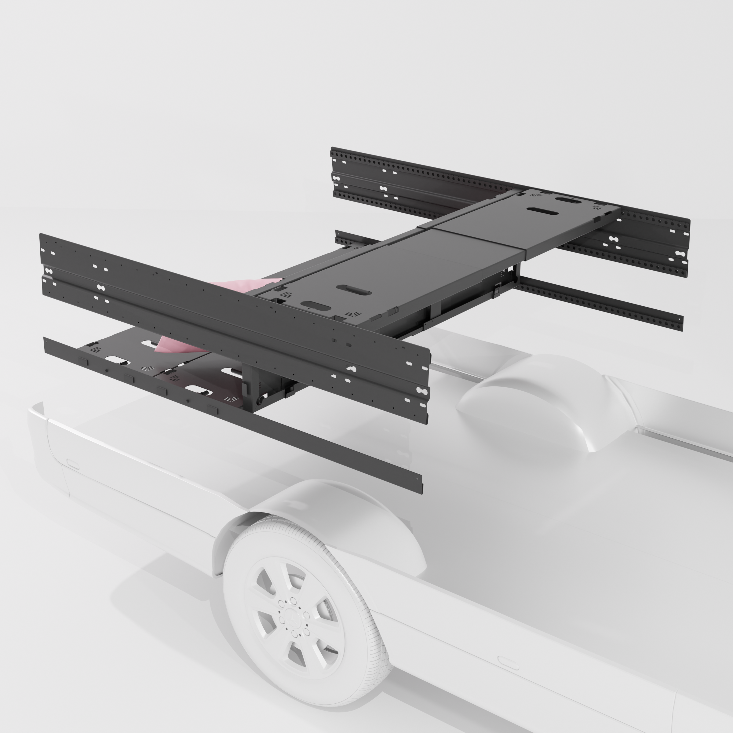 Van Wife Components 4 Panel Modular Bed System