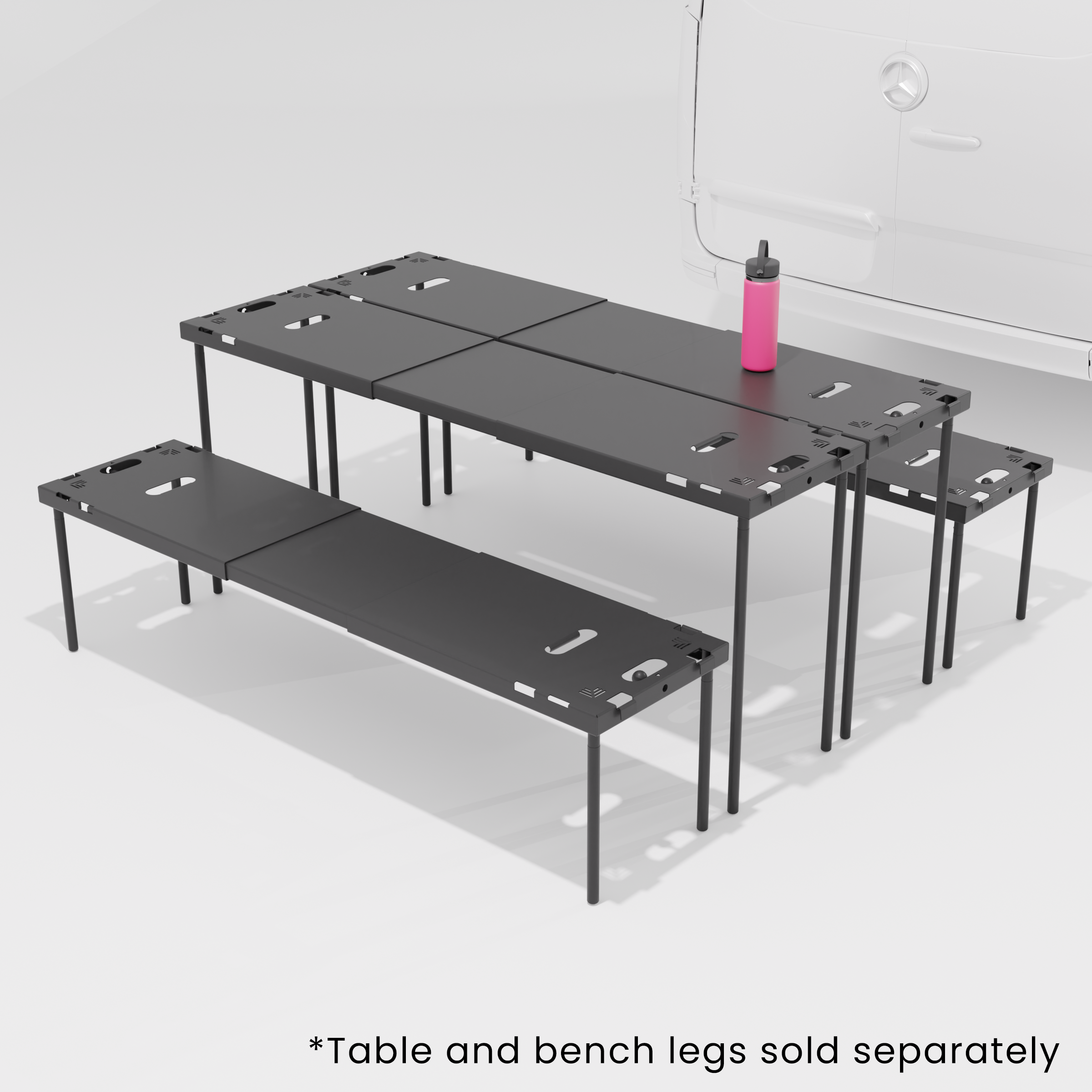 Van Wife Components 4 Panel Modular Bed System