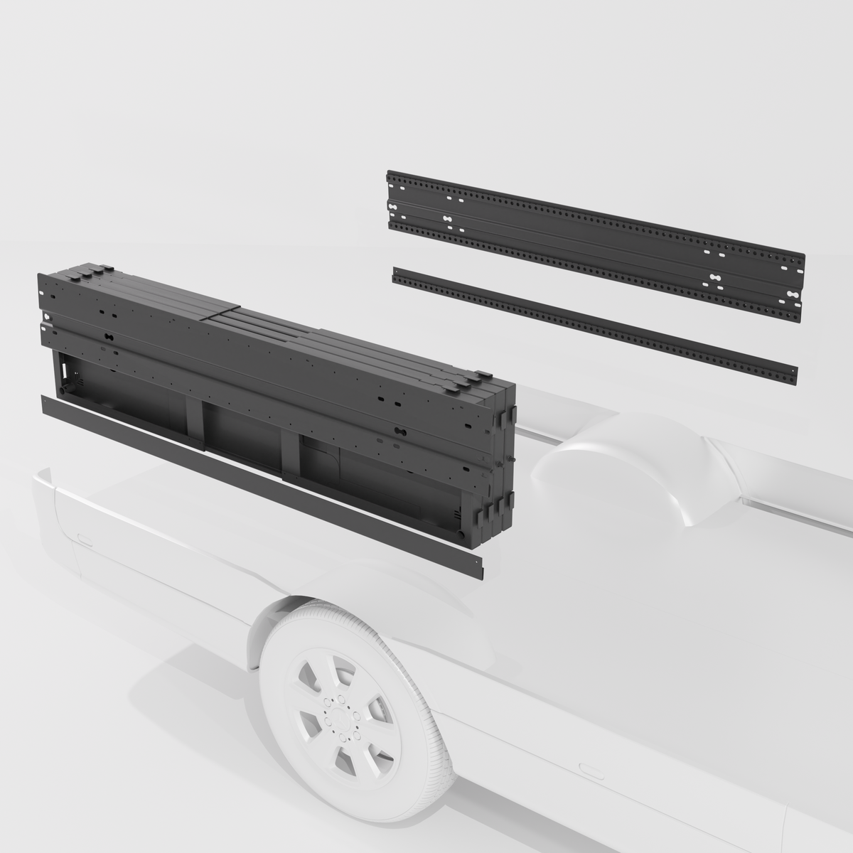 Van Wife Components 4 Panel Modular Bed System